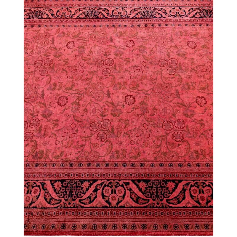 Fine Vibrance, One-of-a-Kind Hand-Knotted Area Rug - Pink, 4' 2" x 5' 10" - 4' 2" x 5' 10"