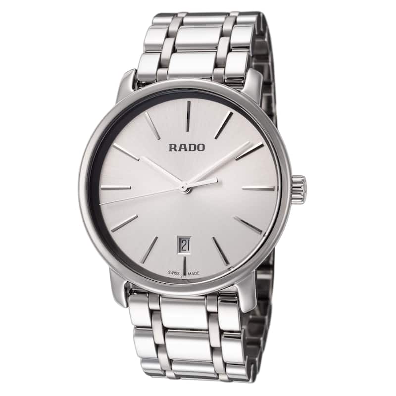 Rado Men's Diamaster 40mm Quartz Watch R14072112 - Silver - N/A