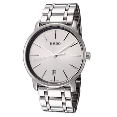 Rado Men's Diamaster 40mm Quartz Watch R14072112 - Silver - N/A