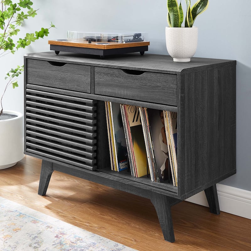 Render Vinyl Record Display Stand - Charcoal