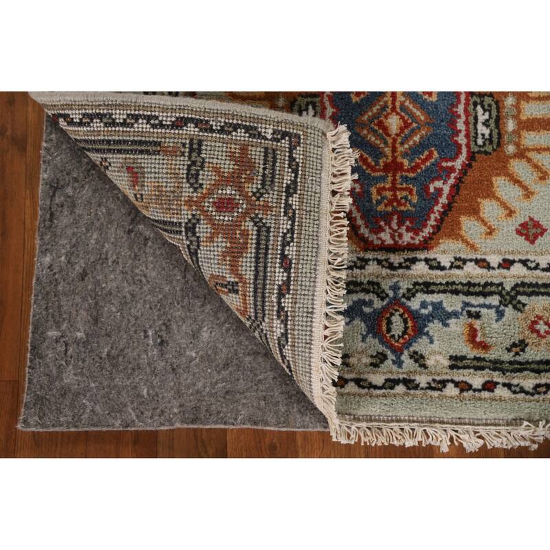 Geometric Kazak Area Rug Handmade Wool Carpet - 3'0"x 5'0"