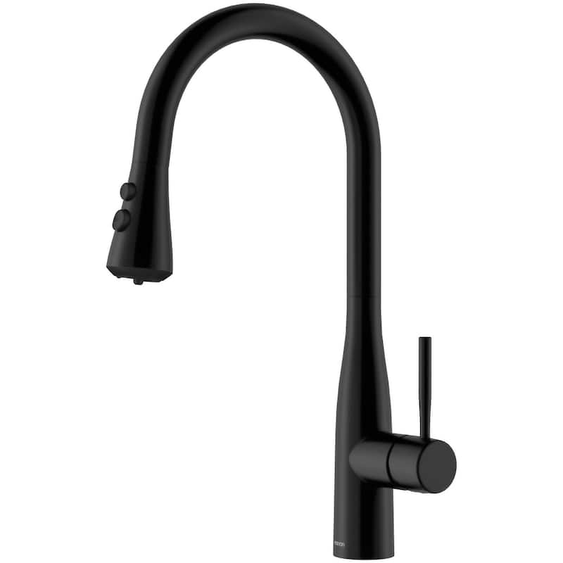 Karran USA KKF750 Faraday 1.8 GPM Single Hole Pull Down Kitchen Faucet - Matte Black
