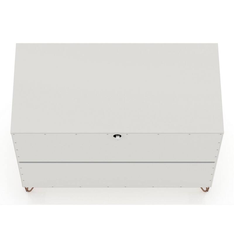 Manhattan Comfort Rockefeller 3-Drawer Dresser (Set of 2)