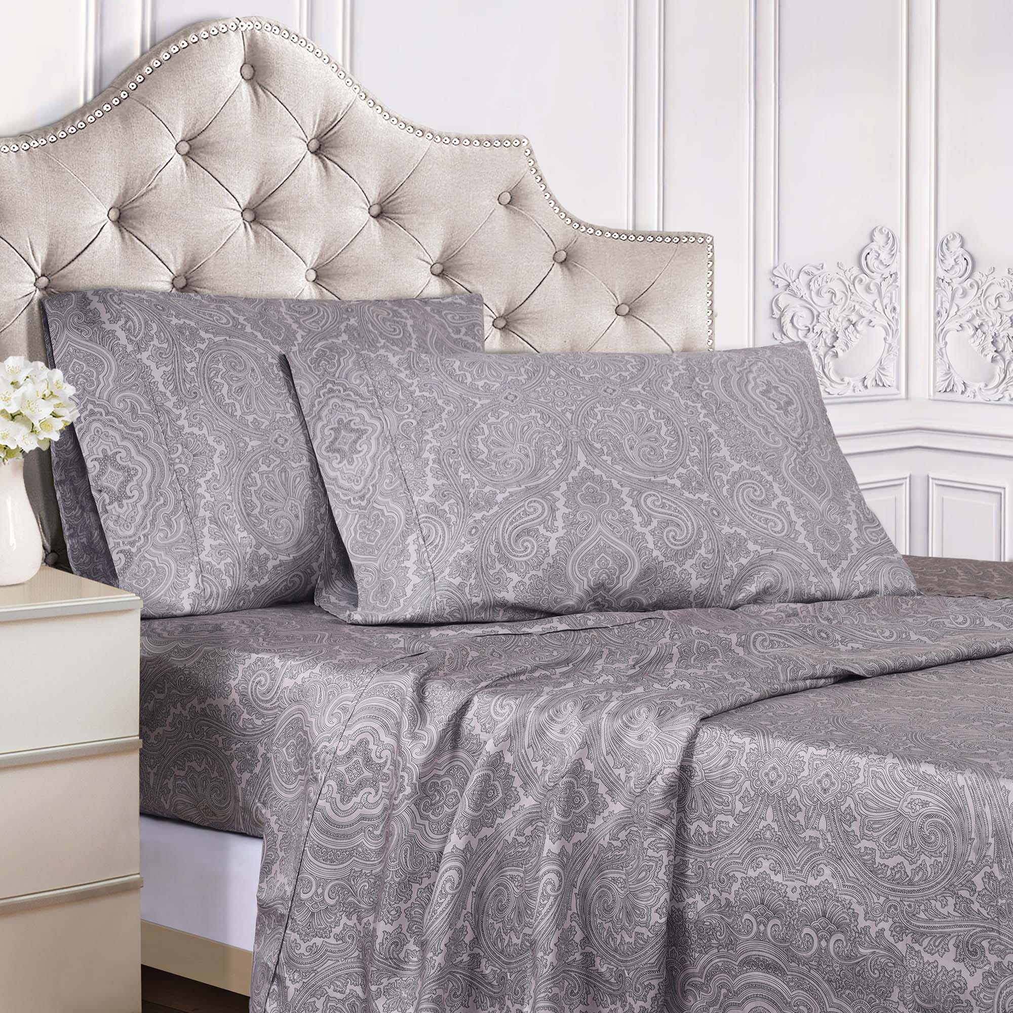 Superior Italian Paisley Cotton Blend 600 Thread Count Bed - Picture 14 of 45