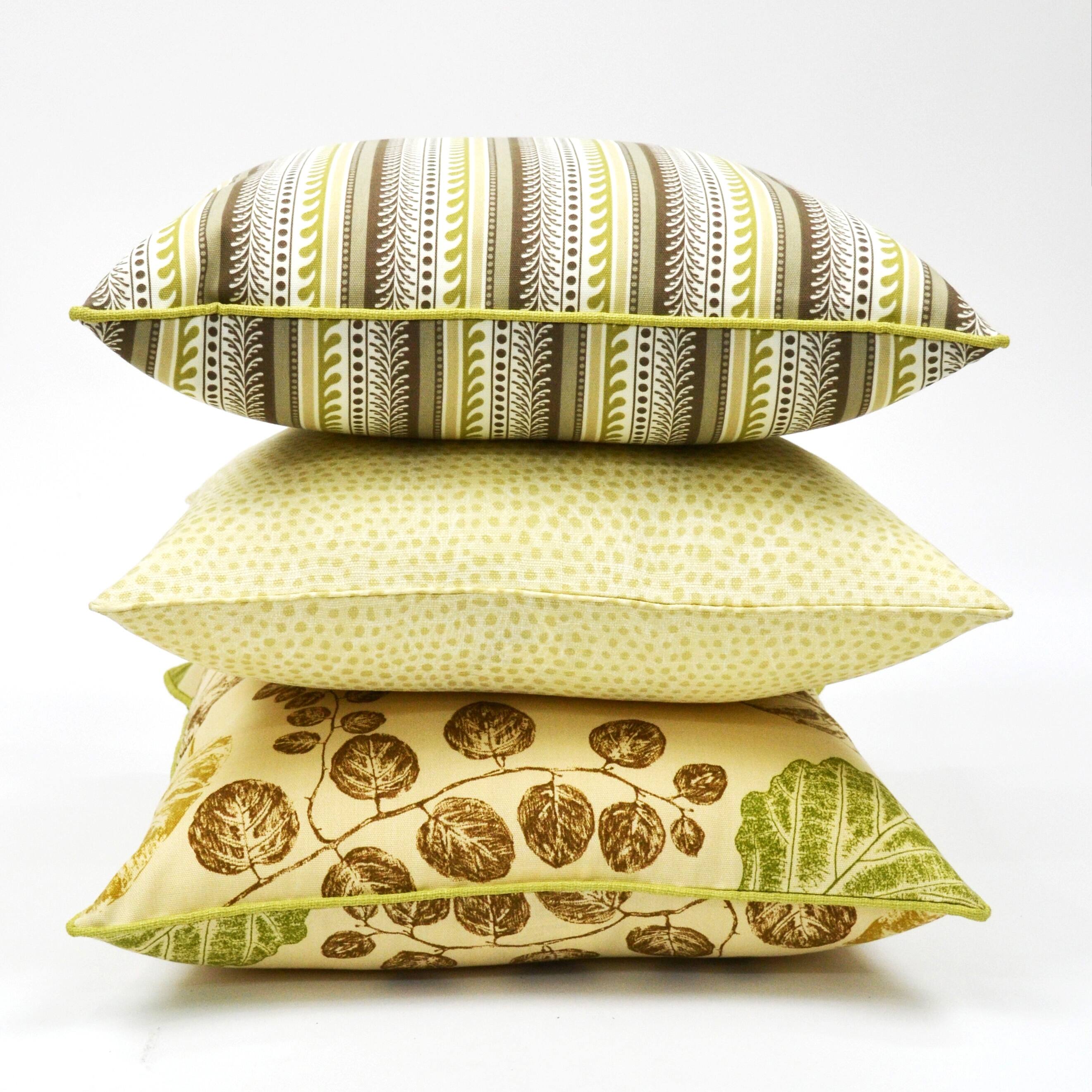 Jiti Outdoor Fall Winter Patterned Waterproof Square Throw Pillows Cushions for Garden Patio