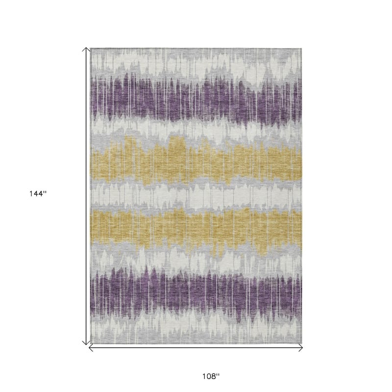 HomeRoots Striped Transitional Rectangle Outdoor Rug