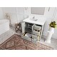 preview thumbnail 7 of 128, Willow Collections 36 in x 22 Aberdeen Freestanding Left Offset Sink Bathroom Vanity with Quartz or Marble Countertop