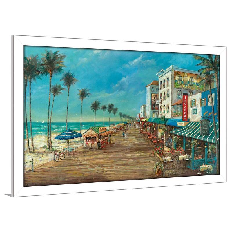 "A Day On The Boardwalk" by Ruane Manning Print on Acrylic