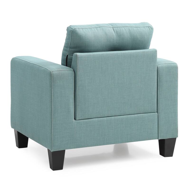 Pocket Coil Seating Accent Chair - 36" - Green