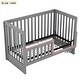 preview thumbnail 23 of 37, Convertible Crib/Full Size Bed with Changing Table