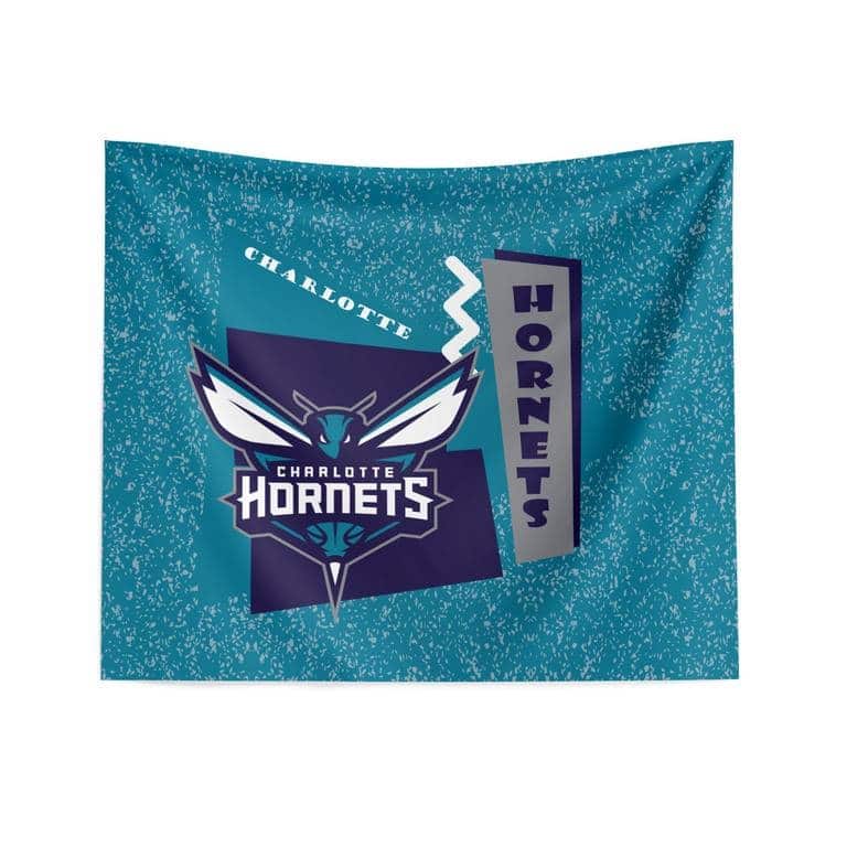 NBA Funky Fresh Printed Wall Hanging - 34" x 40" - Charlotte Hornets