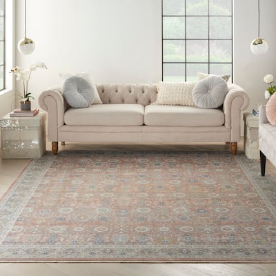 Nourison Starry Nights Contemporary Persian Floral Medallion Area Rug