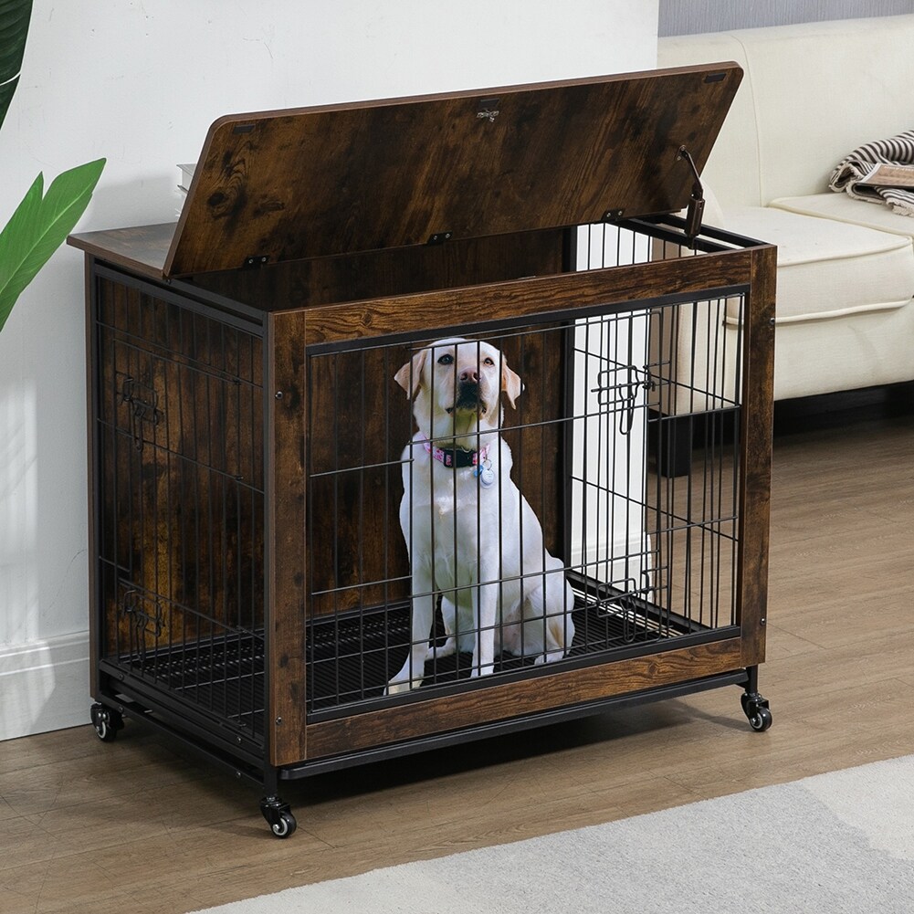 38 Inch Heavy Duty Dog Crate Furniture Bed Bath Beyond 39877077