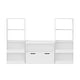 preview thumbnail 14 of 17, Book Organizer, toy Storage Cabinet Organizer, White
