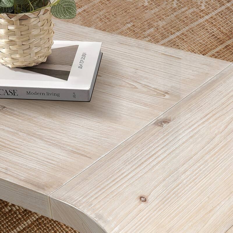 Charming Vintage Farmhouse Coffee Table with Artistic Design for Stylish Homes