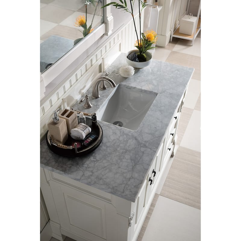 James Martin Vanities Brookfield 48" Single Vanity, Bright White