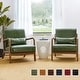 preview thumbnail 1 of 119, Glitzhome Set of 2 30.75"H Mid-Century Modern PU Leather Accent Chairs - 25.75"W x 33.75"D x 30.75"H