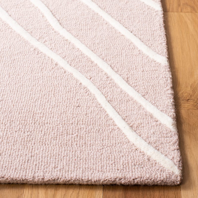 SAFAVIEH Handmade Rodeo Drive Vutka Mid-Century Modern Wool Rug