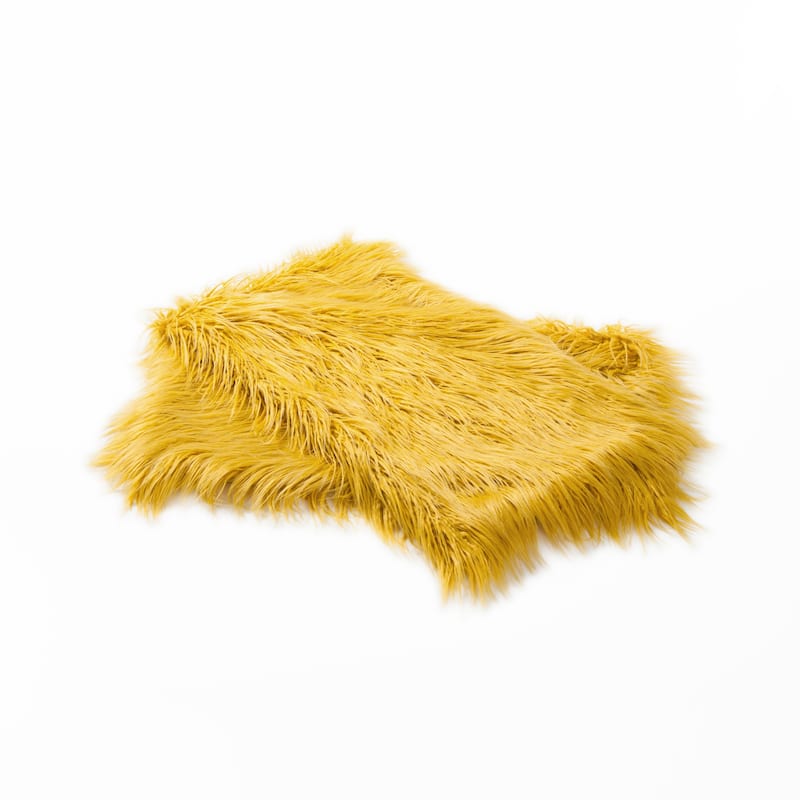 Karenne FauxFur Throw Pillow Covers (Set of 2), NO INSERT