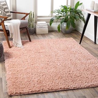 Livabliss Penny Solid Shag Area Rug