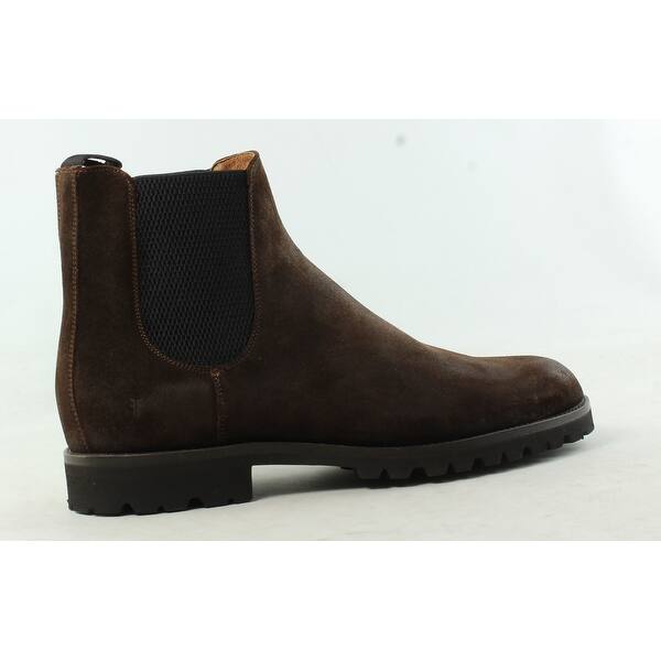 Shop Frye Mens Edwin Dark Brown Ankle Boots Size 11 On Sale Overstock 29528264
