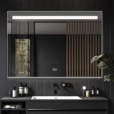LED Mirror Bathroom Wall Mirror Anti-Fog Vanity Mirror