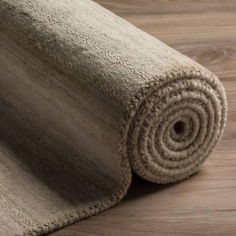 Addison Cooper Multi Shade Solid Wool Area Rug