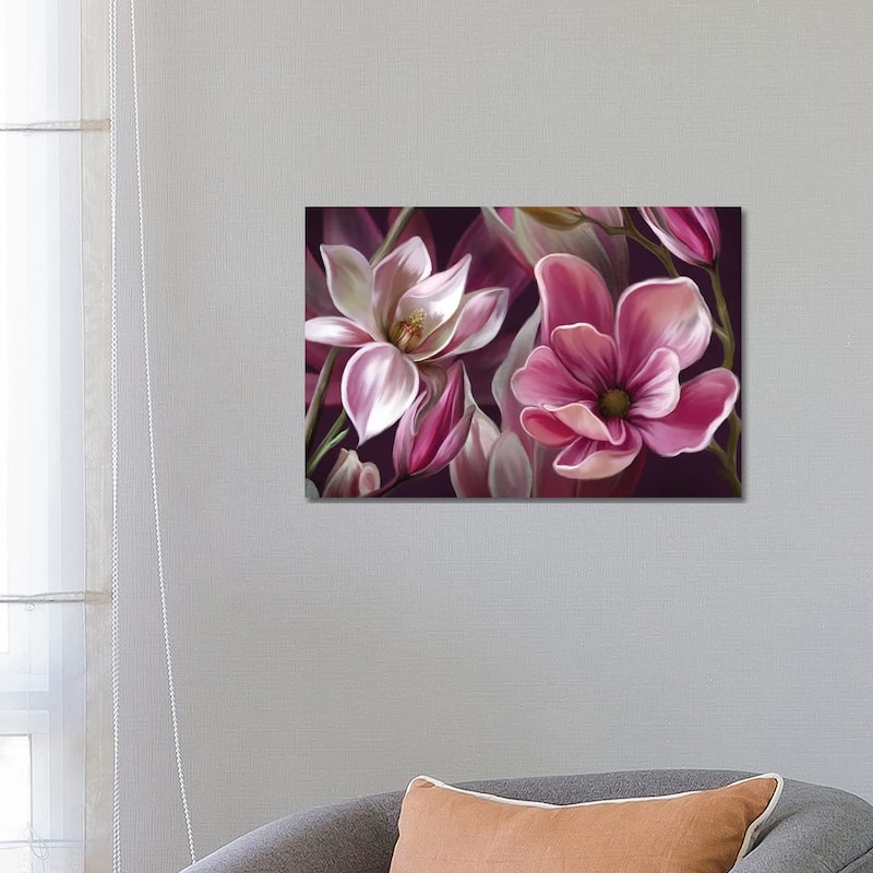 iCanvas "Pink Magnolia" by Juliana Loomer Canvas Print - 18x26x1.5
