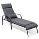 preview thumbnail 23 of 25, Patio Adjustable Chaise Lounge Chair with Cushion and Pillow for Outdoor & Indoor