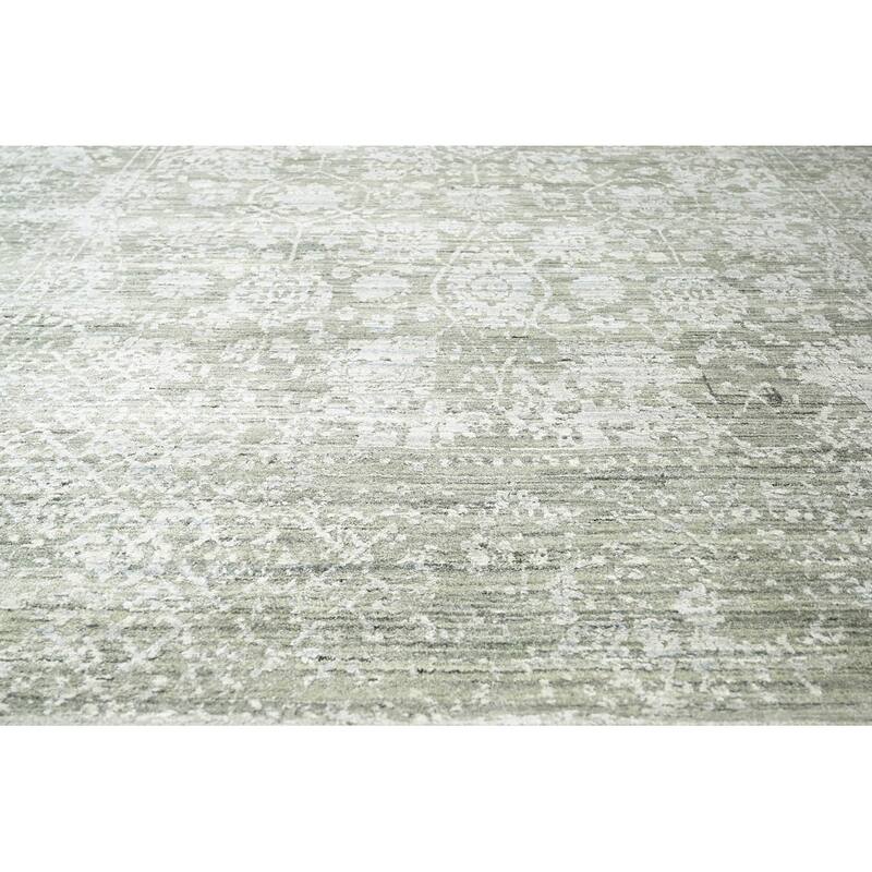 Hand Knotted 100% Wool Modern & Contemporary Oriental Area Rug Gray - 8' 8'' x 11' 4''