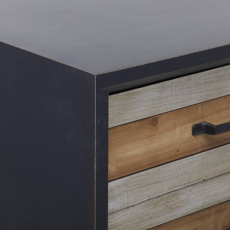 Wooden Room Cabinet - Black - Roche River Decor