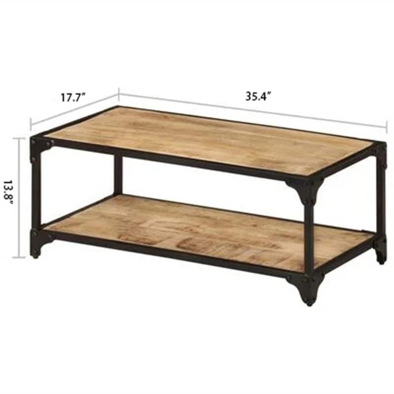 Modern Vintage Solid Wood Coffee Table