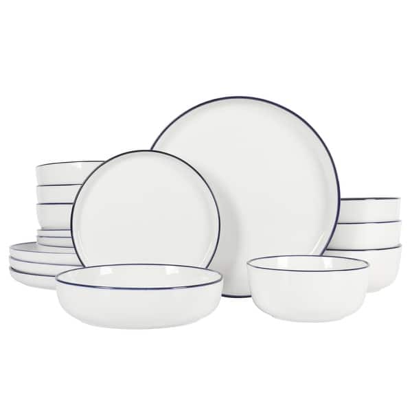 Gibson Home Oslo 16 Piece Dinnerware Set - Cobalt