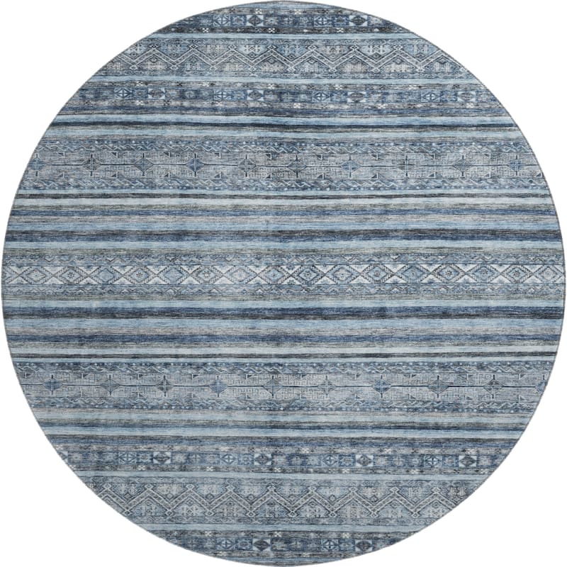 Premium Washable Super Soft Global Stripes Mayfield Rug