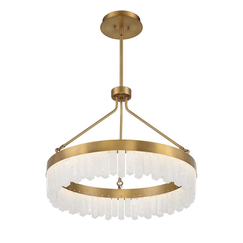 Savoy House 7-1620-43 Landon 27" Wide LED Crystal Ring Chandelier