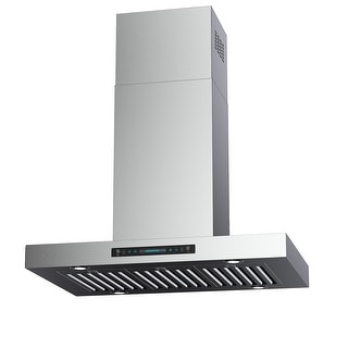 IKTCH 30/36/42 inch Vent Island Range Hood -900 CFM Powerful and Stylish Kitchen Ventilation