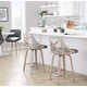 preview thumbnail 8 of 21, The Gray Barn Charlotte 24" Fixed-Height Counter Stool with Bent Wood Legs (Set of 2)