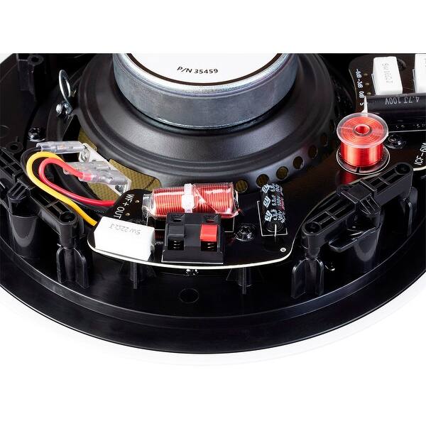 Shop Monoprice 2 Way Fiber In Ceiling Speakers 6 5 Inch Pair