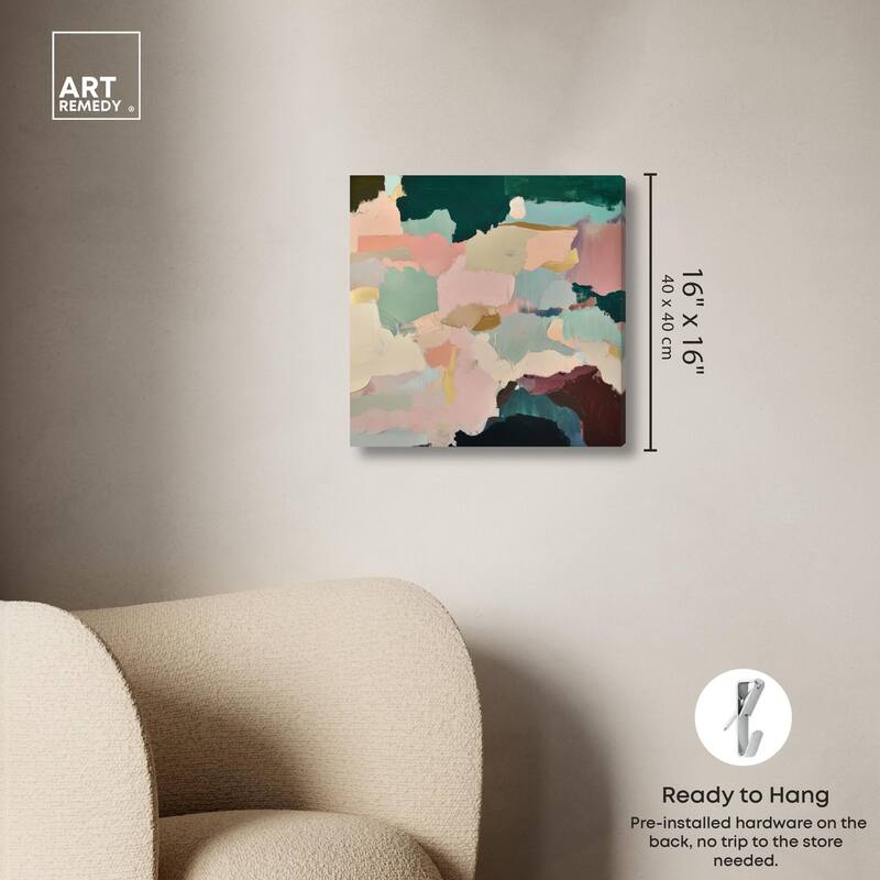 Brushed Beauty II Canvas by Art Remedy, Gallery Wrapped