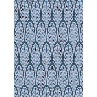 Ahgly Company Machine Washable Transitional Azure Blue Area Rugs - Bed ...