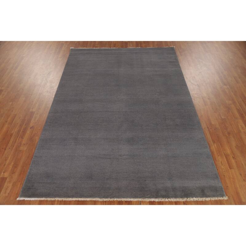 Contemporary Gabbeh Oriental Area Rug Handmade Wool Carpet - 6'9" x 9'9"