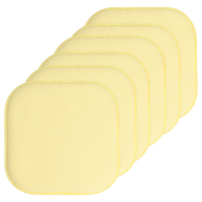 16-in. Square Non-slip Memory Foam Seat Cushions (2 OR 4)