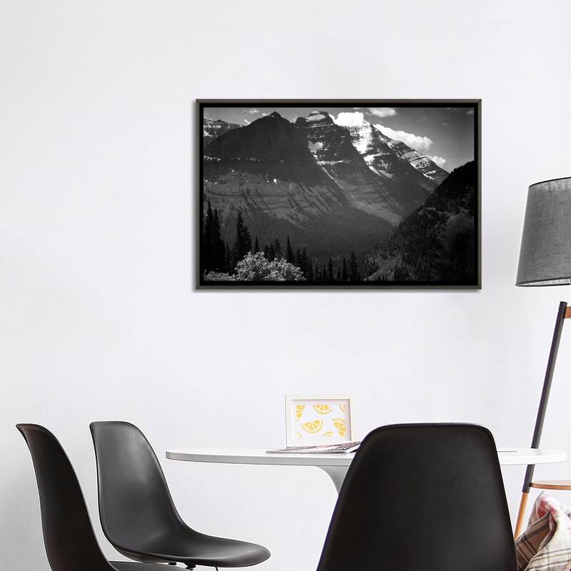 iCanvas "In Glacier National Park II" by Ansel Adams Framed