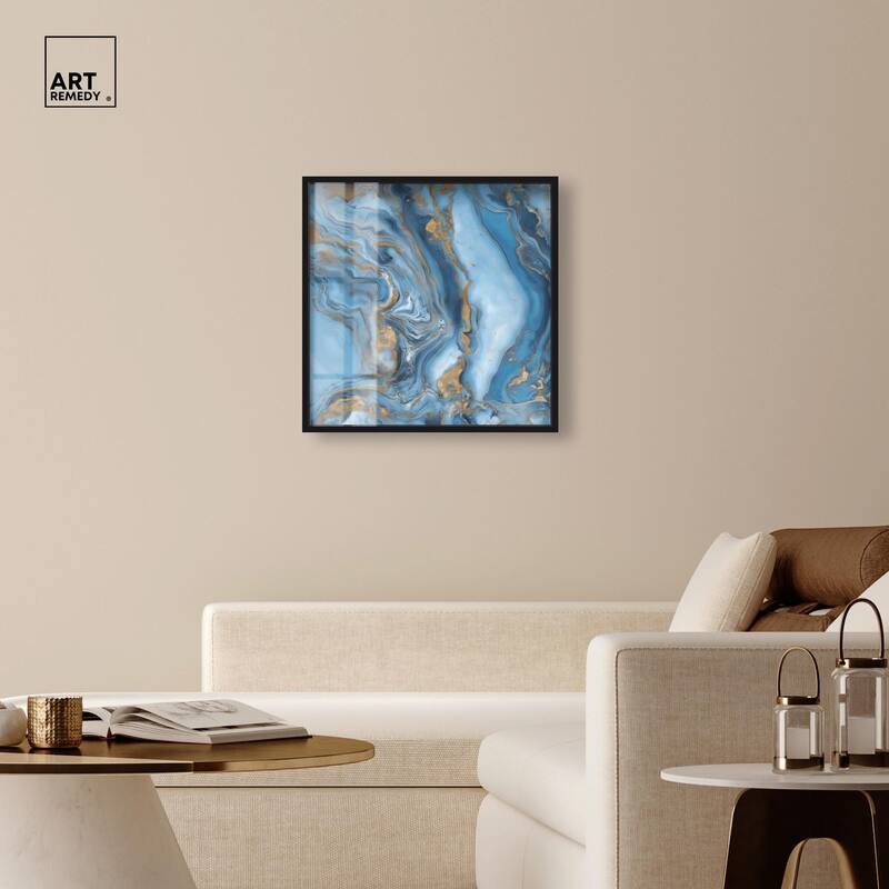 River Gold Shadowbox by Art Remedy