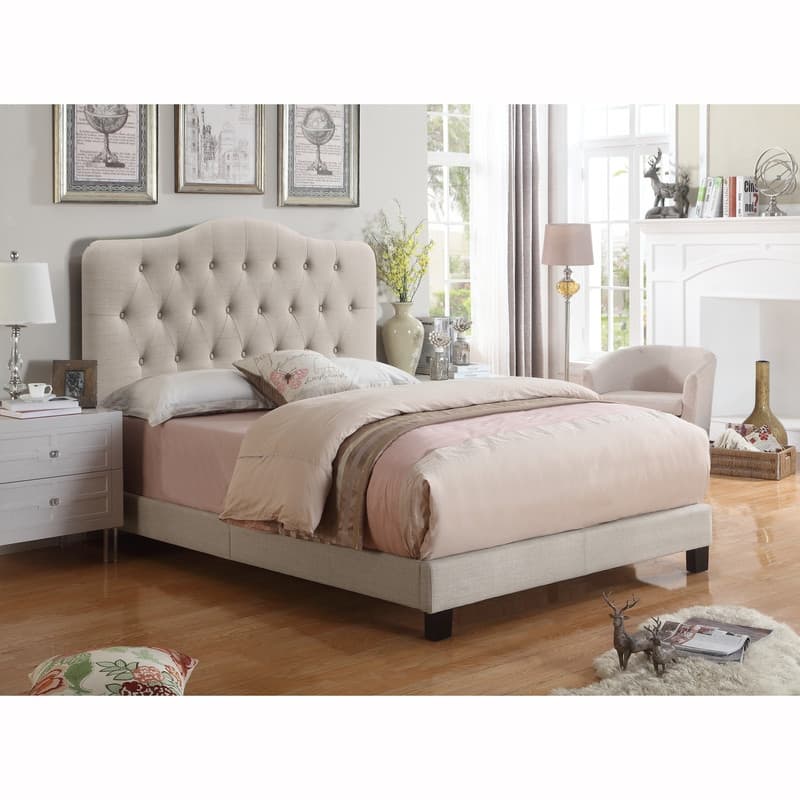 Beatrice Tufted Upholstered Low Profile Standard Bed