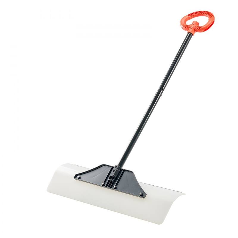 Plastic Snow Shovel with Widened Blade and Textured Anti-Slip Handle for Easy Snow Removal