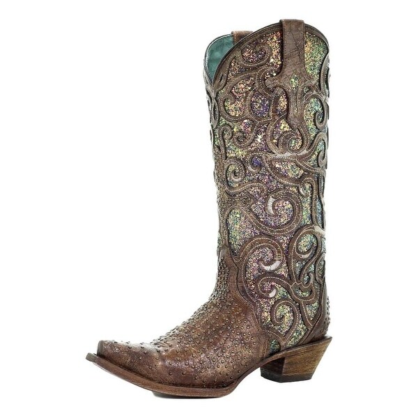 glitter western boots