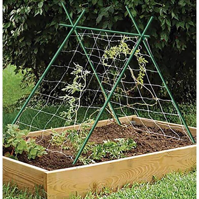 Agfabric 3/8in.6 ft.Dark Green Plant Supporting Stakes,(Pack of 10) - 6ft