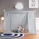 preview thumbnail 17 of 23, TeePee Tent Twin Floor Bed