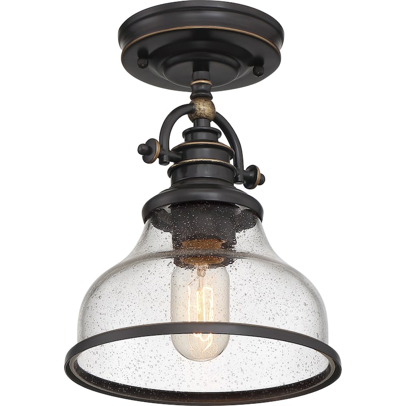 Bellevue Hamblen 8" Wide Semi-Flush Ceiling Fixture